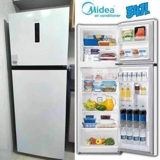 Geladeira/refrigerador Midea Frost Free Duplex - Branco 347l Md-rt468mta01