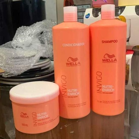 Kit Wella Invigo Nutri-enrich Sh1000ml Cond1000ml Másk500ml