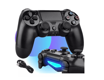 controle-joystick-compativel-ps4-playstation-sem-fio-bluetooth-pc-computador-notebook-smart-tv-wireles-altomex - Imagem