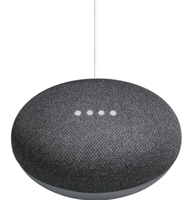 google-nest-mini-2a-geracao-smart-speaker-com-google-assistente-carvao - Imagem
