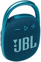 Caixa de Som Portátil JBL Clip4 com Bluetooth e à Prova D'água 5W - Azul