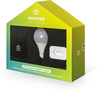 kit-casa-conectada-positivo-casa-inteligente-1-smart-controle-universal-1-smart-plug-wi-fi-1x-smart-lampada-wi-fi-bivolt-compativel-com-alexa - Imagem