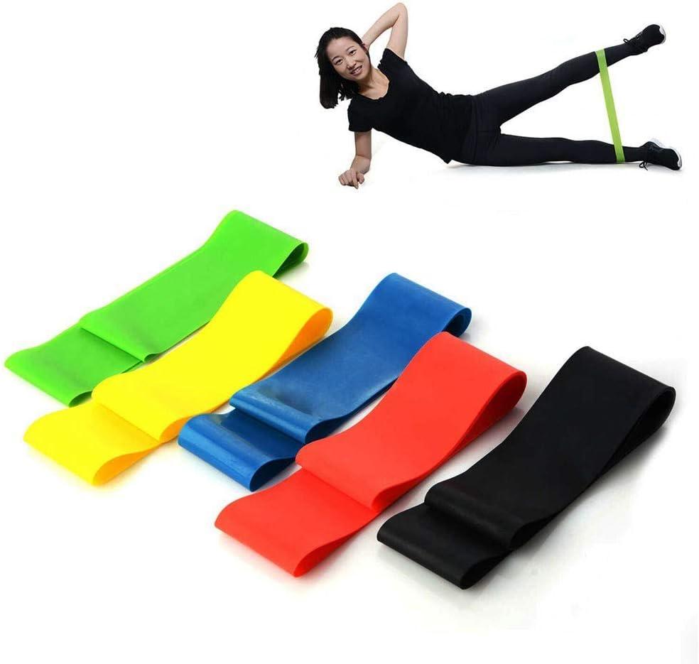 kit-5-faixas-elasticas-mini-band-exercicios-em-casa-extensor-academia-yoga-pilates-fitness-crossfit - Imagem