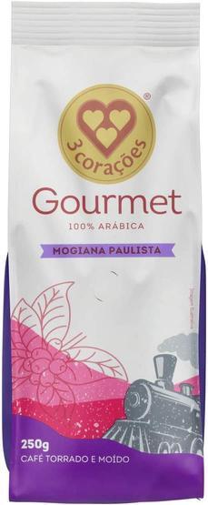 cafe-torrado-e-moido-gourmet-mogiana-paulista-pacote-250g-3-coracoes - Imagem