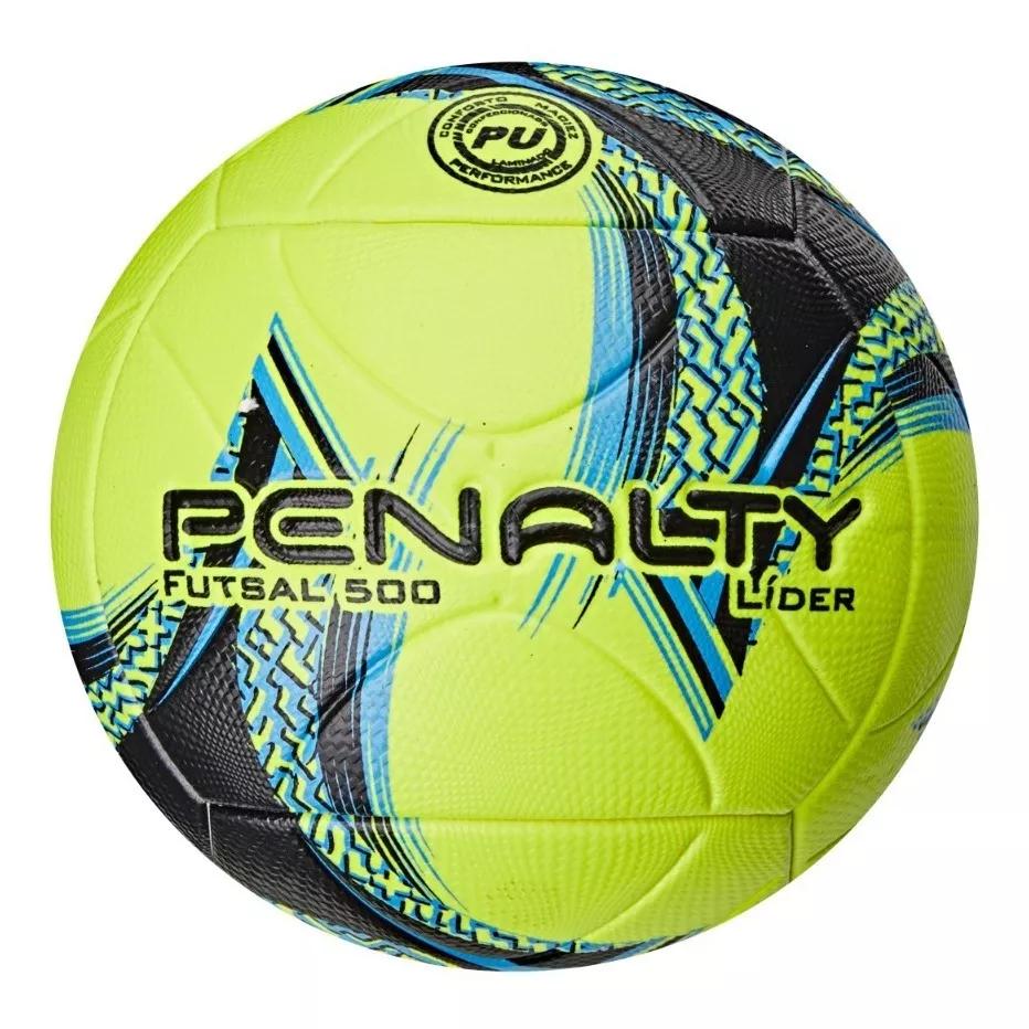 bola-de-futsal-lider-xxiii-penalty-cor-amarelo - Imagem