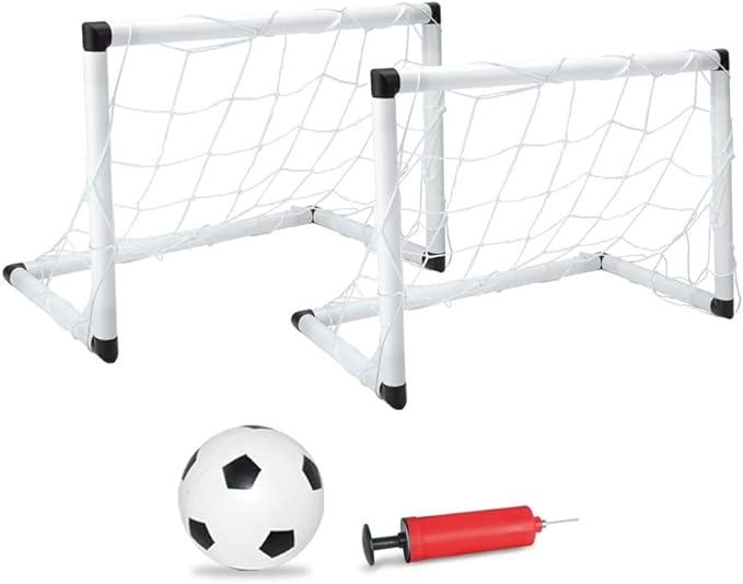 brinquedo-futebol-gol-2-em-1-com-trave-bola-e-bomba-de-ar-dm-toys - Imagem