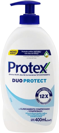 sabonete-liquido-antibacteriano-para-as-maos-protex-duo-protect-duo-protect-400ml-forq - Imagem