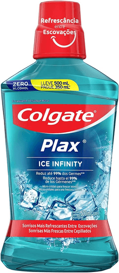 colgate-plax-ice-infinity-enxaguante-bucal-500ml - Imagem