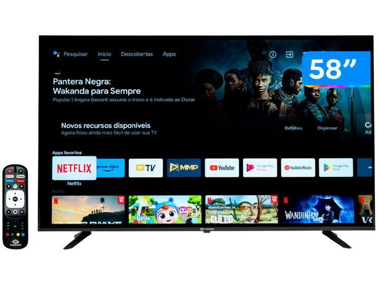 smart-tv-58-4k-dled-rig-vizzion-br58gua-ips-android-wi-fi-assistente-3-hdmi-2-usb - Imagem