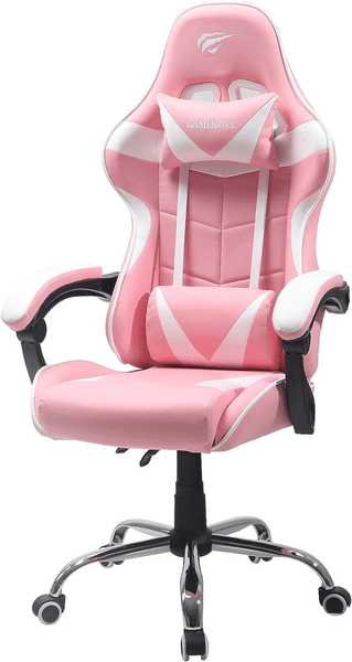 havit-cadeira-gamer-gc933-ultimate-rosa-e-branca-pink - Imagem
