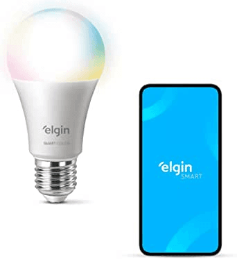 lampada-inteligente-10w-smart-color-rgb-wifi-elgin-compativel-com-alexa-e-google-home - Imagem