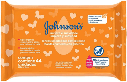 lencos-umedecidos-johnsons-baby-limpeza-e-suavidade-44-unidades-johnsons-baby-pacote-de-44 - Imagem