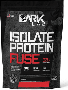 whey-isolate-protein-fuse-900g-dark-lab-bcaas-whey-protein-glutamina-e-aminoacidos-essenciais-ganho-de-musculos-ganho-de-peso-sem-gordura-cookies-cream - Imagem