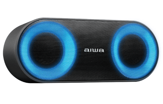 aiwa-aws-sp-01-caixa-de-som-speaker-bluetooth-cor-preto-aiwa-110v220v - Imagem