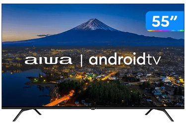 smart-tv-55-4k-ultra-hd-d-led-aiwa-ips-android-wi-fi-bluetooth-google-assistente-4-hdmi-2-usb - Imagem