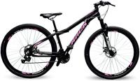bicicleta-aro-29-kira-preta-15-21v-aluminio-suspensao-dianteira-track-bikes - Imagem