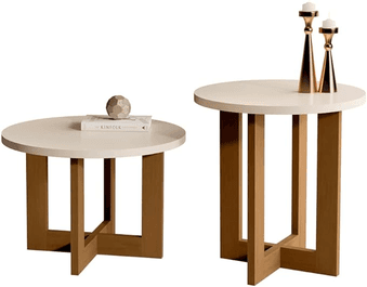 conjunto-mesa-de-centro-e-lateral-redonda-para-sala-perolanature-maite-tutticasa - Imagem