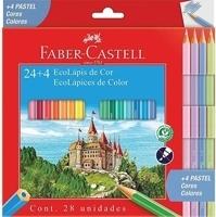 ecolapis-de-cor-faber-castell-1201244p-com-4-pastel-estojo-com-24-cores - Imagem