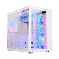 gabinete-gamer-rise-mode-galaxy-glass-standard-white-mid-tower-atx-lateral-e-frontal-em-vidro-temperado-10x-cooler-fan-argb-branco-rm-ga-ggsw-argb - Imagem