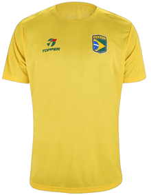 camisa-topper-selecao-brasil-combate-masculina-amarelo - Imagem