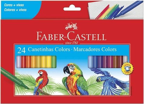 canetinha-hidrografica-24-cores-faber-castell - Imagem