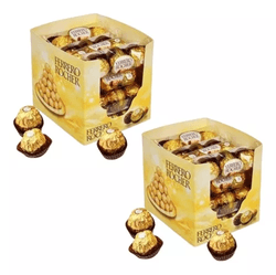kit-chocolate-bombom-ferrero-rocher-48-unidades-2-caixas - Imagem