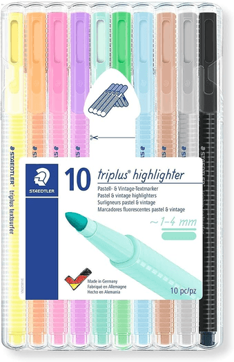 marcador-de-texto-staedtler-triplus-362-csb10-10-cores-pastel - Imagem