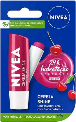 nivea-hidratante-labial-cereja-shine-48g-cuidado-e-protecao-para-seus-labios-por-24h-alem-de-delicioso-aroma-de-cereja-e-delicado-brilho-rosa - Imagem