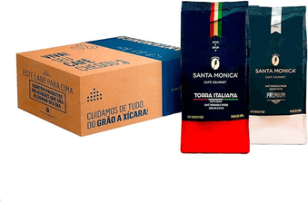 pack-cafe-santa-monica-moidos-gourmet-premium-e-torra-italiana-2-unidades-500g - Imagem
