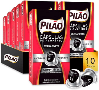 pack-pilao-extraforte-10-pacotes-de-10-capsulas - Imagem
