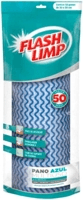 pano-multiuso-rolo-com-50-unidades-lavavel-e-secagem-rapida-flash-limp-azul - Imagem