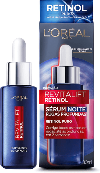 serum-facial-antirrugas-loreal-paris-revitalift-retinol-noturno-30ml - Imagem